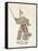 A Figure Brandishing Swords-null-Framed Stretched Canvas