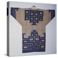 A Fine Ainu Kimono from Japan-null-Stretched Canvas