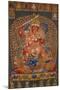 A Fine, and Rare and Important Large Imperial Embroidered Silk Thanka-null-Mounted Giclee Print
