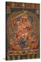 A Fine, and Rare and Important Large Imperial Embroidered Silk Thanka-null-Stretched Canvas