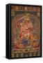 A Fine, and Rare and Important Large Imperial Embroidered Silk Thanka-null-Framed Stretched Canvas