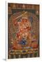 A Fine, and Rare and Important Large Imperial Embroidered Silk Thanka-null-Framed Giclee Print