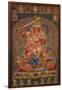 A Fine, and Rare and Important Large Imperial Embroidered Silk Thanka-null-Framed Giclee Print