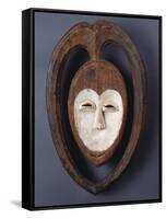 A Fine and Rare Kwele Mask-null-Framed Stretched Canvas