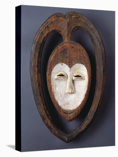 A Fine and Rare Kwele Mask-null-Stretched Canvas