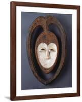 A Fine and Rare Kwele Mask-null-Framed Giclee Print