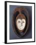 A Fine and Rare Kwele Mask-null-Framed Giclee Print