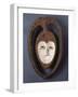 A Fine and Rare Kwele Mask-null-Framed Giclee Print