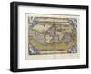 A Fine Coloured Copy, of the Third Edition of the Theatrum in French, circa 1587-Abraham Ortelius-Framed Giclee Print