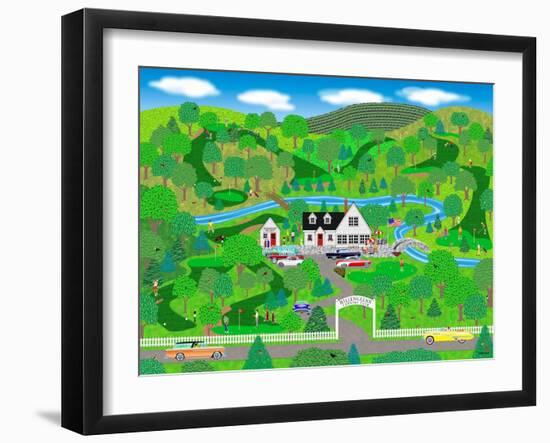 A Fine Day for Golf-Mark Frost-Framed Giclee Print