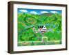 A Fine Day for Golf-Mark Frost-Framed Premium Giclee Print