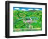 A Fine Day for Golf-Mark Frost-Framed Giclee Print