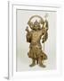 A Fine Large Wood Statue of Bishamon, Guardian of the North, 18th Century-null-Framed Giclee Print