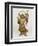 A Fine Large Wood Statue of Bishamon, Guardian of the North, 18th Century-null-Framed Giclee Print