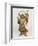 A Fine Large Wood Statue of Bishamon, Guardian of the North, 18th Century-null-Framed Giclee Print