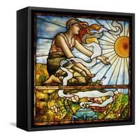 A Fine Leaded and Plate Glass Window, circa 1895-Tiffany Studios-Framed Stretched Canvas
