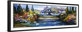 A Fine Leaded and Plated Favrile Glass Window by Tiffany Studios-null-Framed Premium Giclee Print