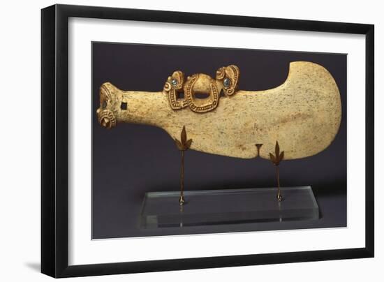 A Fine Maori Whalebone Club-null-Framed Giclee Print