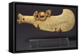 A Fine Maori Whalebone Club-null-Framed Stretched Canvas