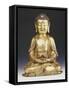 A Fine Ming Gilt-Bronze Buddha 16th Century-null-Framed Stretched Canvas