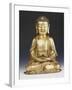 A Fine Ming Gilt-Bronze Buddha 16th Century-null-Framed Giclee Print