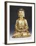 A Fine Ming Gilt-Bronze Buddha 16th Century-null-Framed Giclee Print