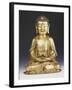 A Fine Ming Gilt-Bronze Buddha 16th Century-null-Framed Giclee Print