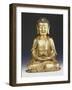 A Fine Ming Gilt-Bronze Buddha 16th Century-null-Framed Giclee Print