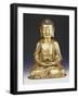 A Fine Ming Gilt-Bronze Buddha 16th Century-null-Framed Giclee Print