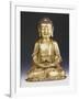 A Fine Ming Gilt-Bronze Buddha 16th Century-null-Framed Giclee Print