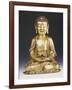 A Fine Ming Gilt-Bronze Buddha 16th Century-null-Framed Giclee Print