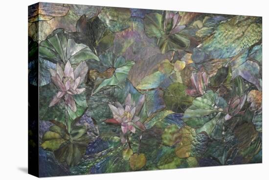 A Fine Mosaic Panel-Tani Bunchu-Stretched Canvas