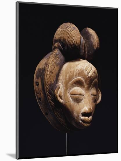 A Fine Punu Mask-null-Mounted Giclee Print