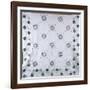 A Fine Stencilled Coverlet, 1835-1840-null-Framed Giclee Print