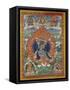 A Fine Tibetan Thang.ka Depicting Vajrabhairava with His 18 Legs and 36 Arms 18th Century-null-Framed Stretched Canvas