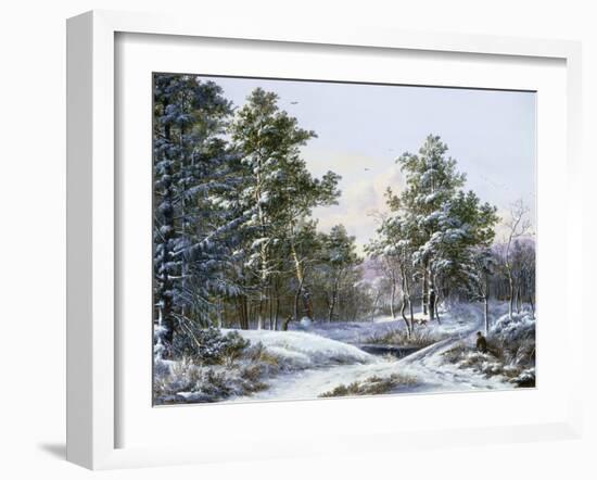 A Fine Winter's Day-Pieter Gerardus van Os-Framed Giclee Print