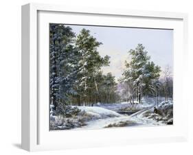 A Fine Winter's Day-Pieter Gerardus van Os-Framed Giclee Print