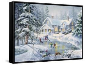 A Fine Winter's Eve-Nicky Boehme-Framed Stretched Canvas