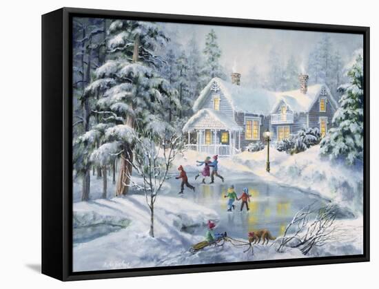 A Fine Winter's Eve-Nicky Boehme-Framed Stretched Canvas