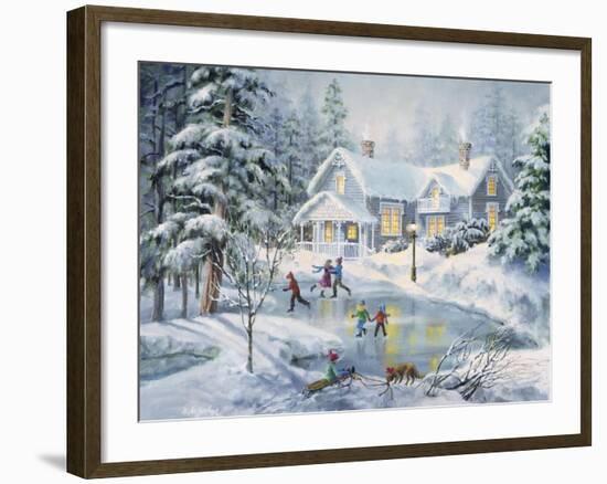 A Fine Winter's Eve-Nicky Boehme-Framed Giclee Print