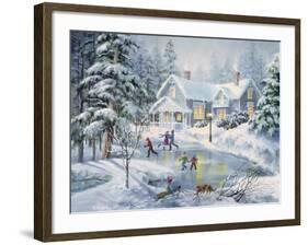 A Fine Winter's Eve-Nicky Boehme-Framed Giclee Print