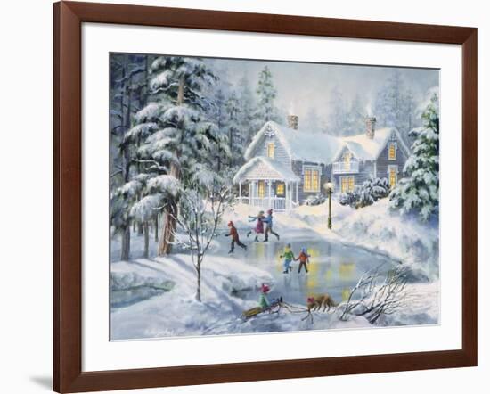 A Fine Winter's Eve-Nicky Boehme-Framed Giclee Print