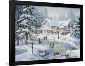 A Fine Winter's Eve-Nicky Boehme-Framed Giclee Print