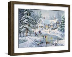 A Fine Winter's Eve-Nicky Boehme-Framed Giclee Print