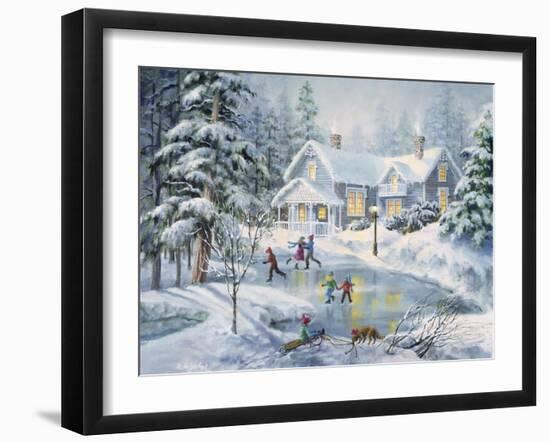 A Fine Winter's Eve-Nicky Boehme-Framed Giclee Print