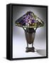 A Fine 'Wistaria' Leaded Glass and Bronze Table Lamp-Guiseppe Barovier-Framed Stretched Canvas