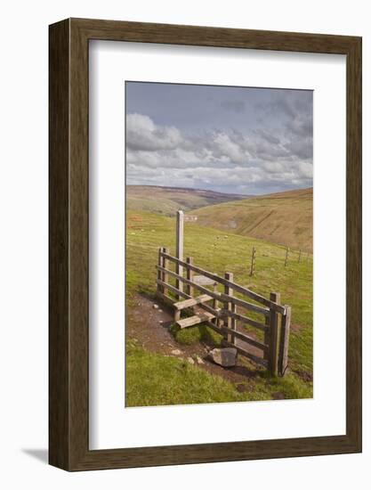 A Fingerpost Pointing Towards Littondale in the Yorkshire Dales-Julian Elliott-Framed Photographic Print