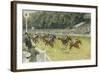 A Finish at Goodwood, 1929-Gilbert Holiday-Framed Giclee Print