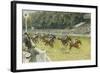 A Finish at Goodwood, 1929-Gilbert Holiday-Framed Giclee Print