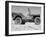 A Finished Jeep Sitting Alone-null-Framed Photographic Print